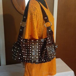 Kathy Van Zeeland Studded purse handbag